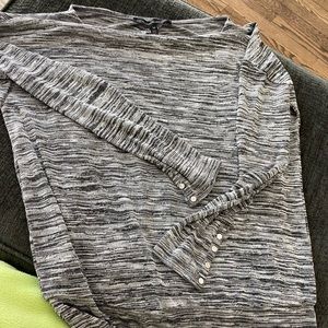 Tunic Sweater with Keyhole Back